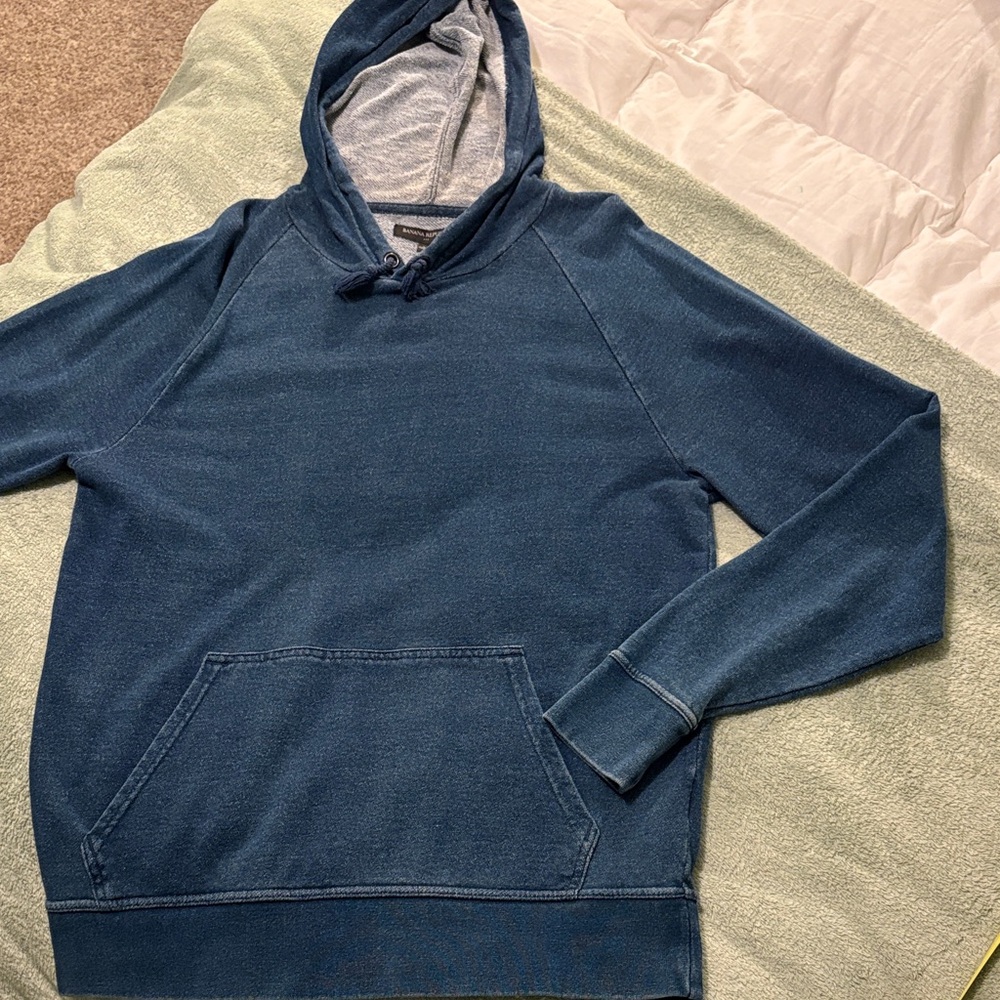 Banana Republic Jean Blue color Hoodie size Medium